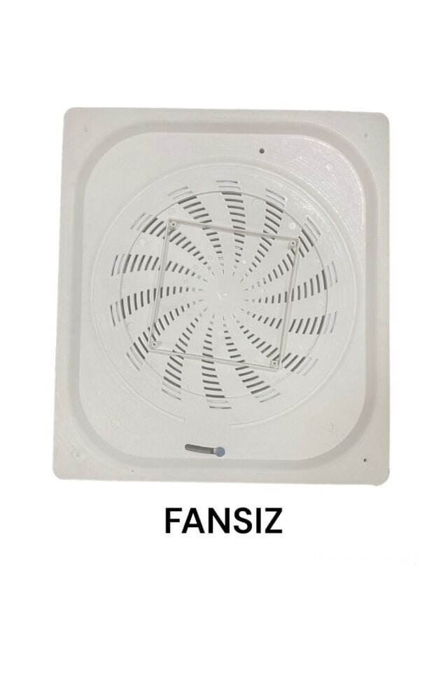 40x45 cm Siyah Mermer Desenli Plastik Banyo Wc Havalandırma Menfezi