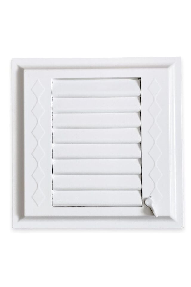 25 Adet - Janti Menfez Beyaz 45x45 Banyo & Wc Havalandırma Menfezi