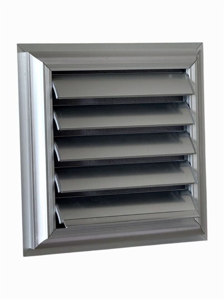 Parlak Eloksal Alüminyum Kanattan Hareketli Menfez-Banyo Menfezi