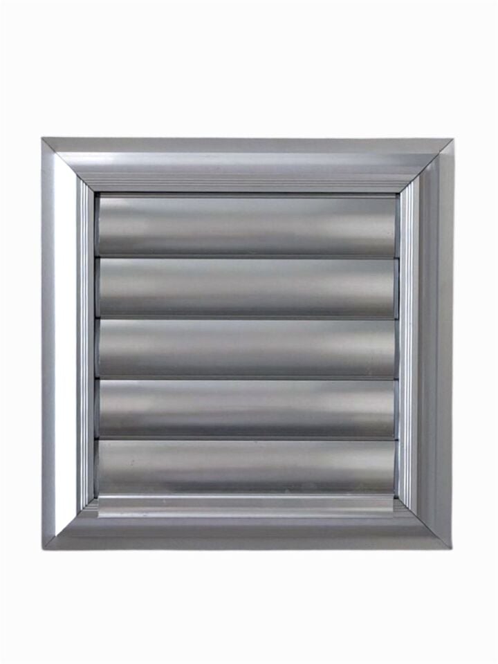 Parlak Eloksal Alüminyum Kanattan Hareketli Menfez-Banyo Menfezi